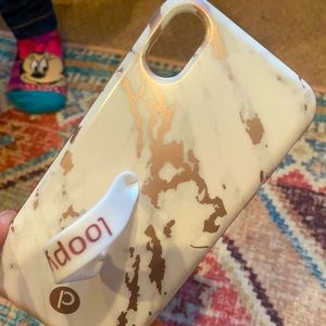 Loopy max for iPhone X/Xs rose gold marble